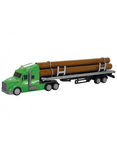 Camion Dickie Toys Road Truck Log,S203747001-LG
