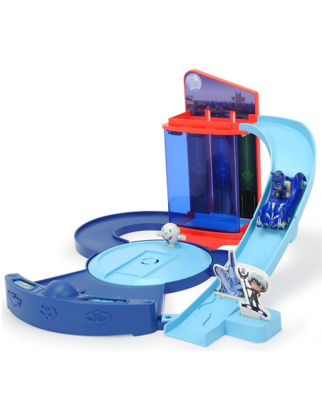 Pista de masini Dickie Toys Eroi in Pijama Control Centre cu 1