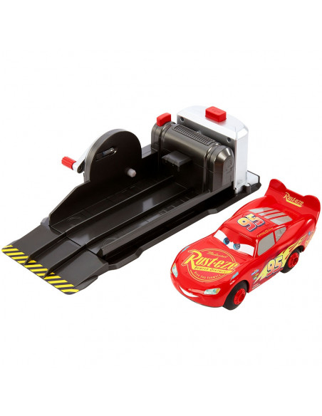 Masina Disney Cars by Mattel Fulger McQueen cu lansator,MT-FRV84