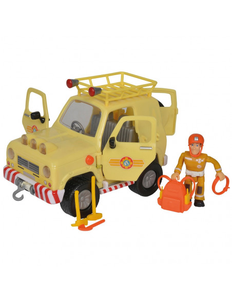 Masina Simba Fireman Sam Mountain 4x4 cu figurina si