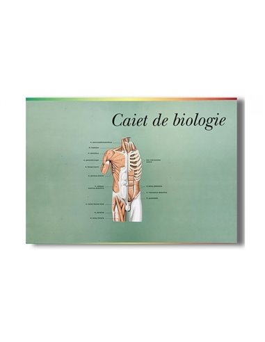 Caiet de biologie mare 29.5 x 20.5 cm, 24 file