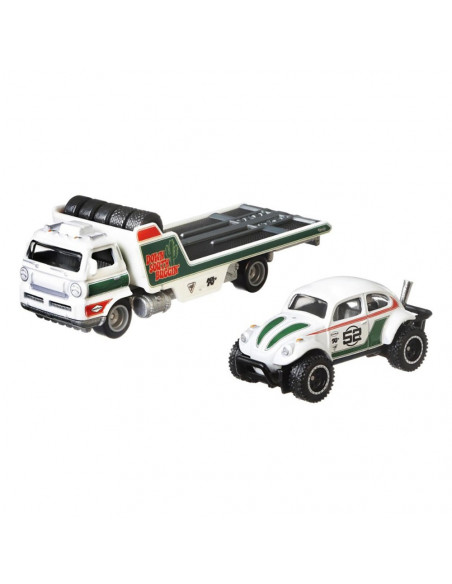 Camion Hot Wheels by Mattel Car Culture Wide Open cu masina