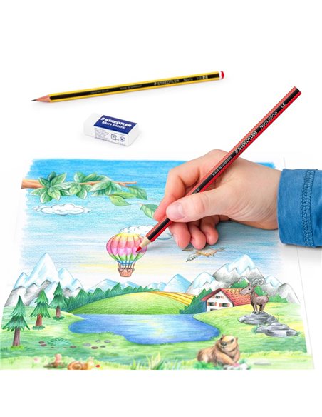 Set creioane NORIS wopex color 12 BUC./SET + 1 guma 52653 + 1 creion