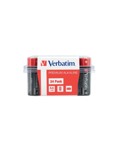 49505,BATERIE VERBATIM AA (R6), 1.5V alcalina, 24 buc., "49505" (include TV 0.96lei) 49505,BATERIE VERBATIM AA (R6), 1.5V alcalina, 24 buc., "49505" (include TV 0.96lei)