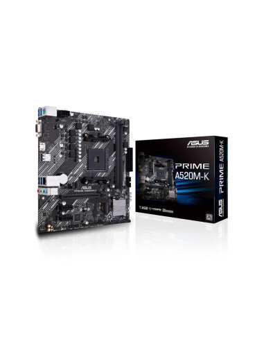 PRIME A520M-K,Mb amd a520 sam4 matx/prime a520m-k asus