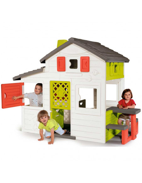 Casuta pentru copii Smoby Friends Playhouse cu