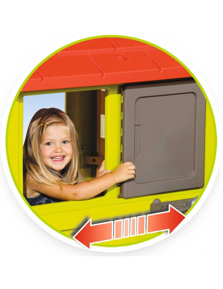Casuta pentru copii Smoby Nature cu bucatarie,S7600810702