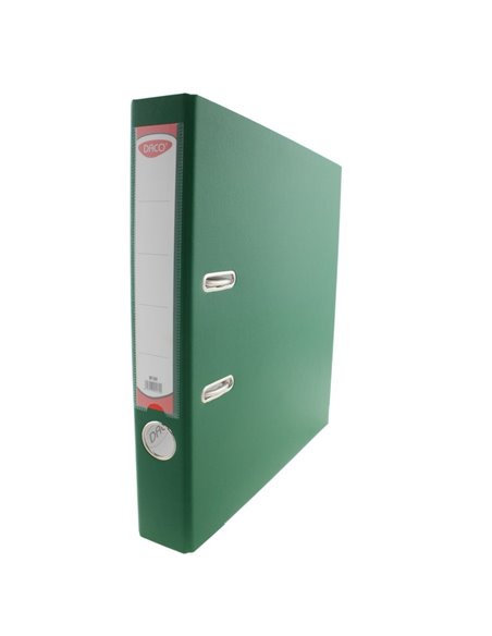 Biblioraft plastifiat A4, 50 mm Daco BP150V, Verde