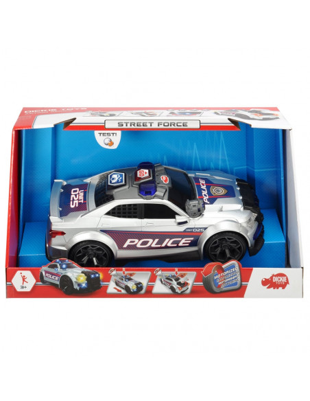 Masina de politie Dickie Toys Street Force cu sunete si