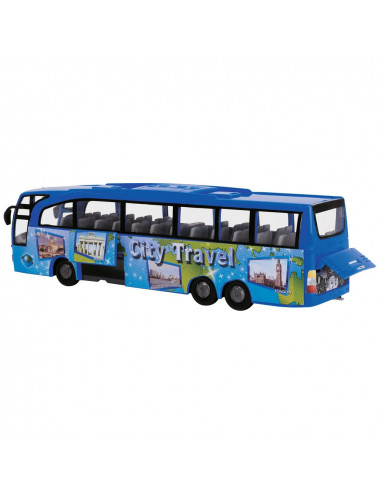 Autobuz Dickie Toys Touring Bus albastru,S203745005-BL