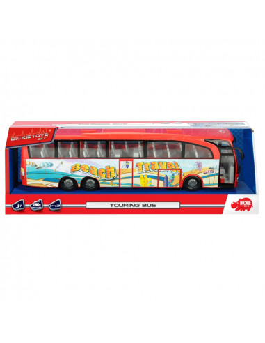 Autobuz Dickie Toys Touring Bus rosu,S203745005-RE