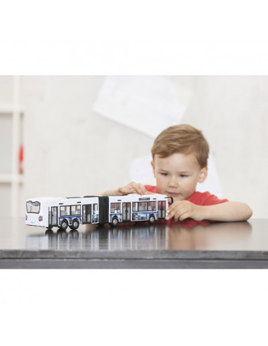 Autobuz Dickie Toys City Express Bus alb,S203748001-WH