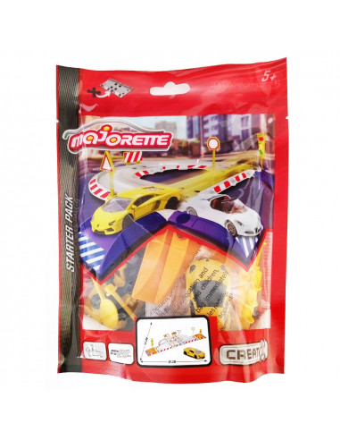 Pista de masini Majorette Creatix Starter Pack cu 1 masinuta
