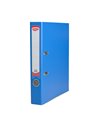 Biblioraft plastifiat A4, 75 mm Daco BP175AM, Albastru mediu