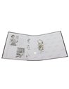Biblioraft plastifiat A4, 75 mm Daco BP175AM, Albastru mediu
