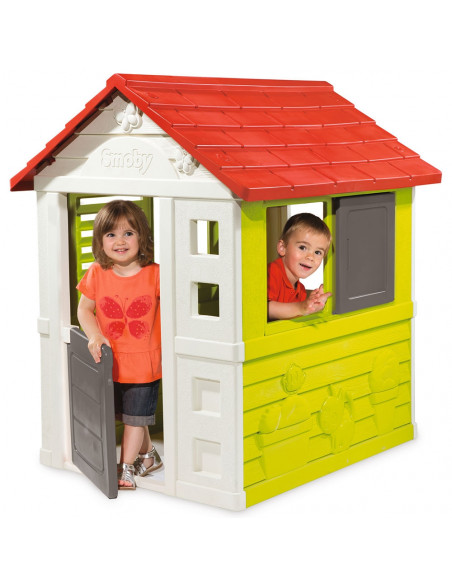 Casuta pentru copii Smoby Nature Playhouse,S7600810712