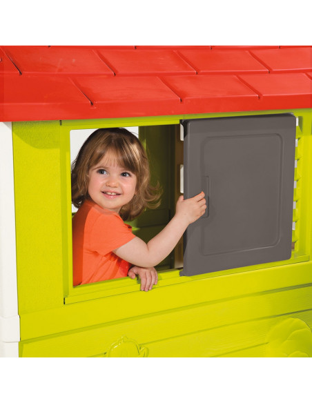 Casuta pentru copii Smoby Nature Playhouse,S7600810712