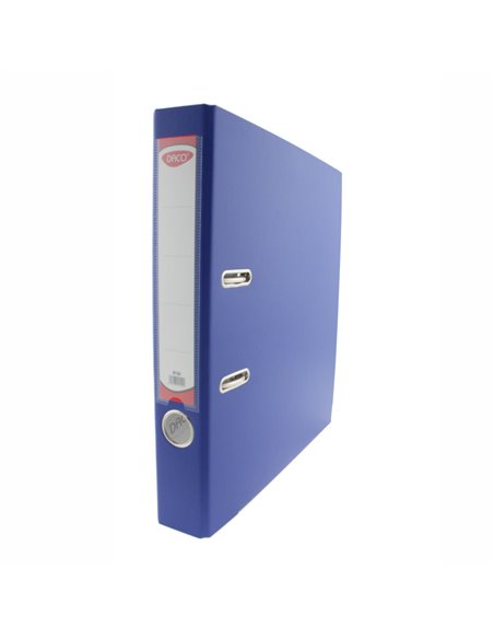 Biblioraft plastifiat A4, 50 mm Daco BP150A, Albastru 