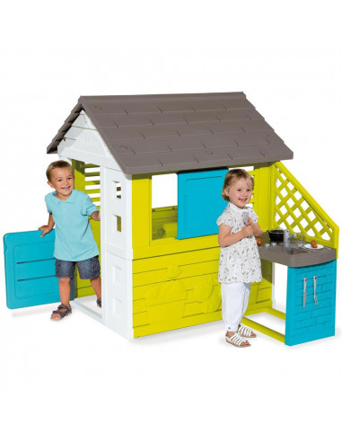 Casuta pentru copii Smoby Pretty cu bucatarie,S7600810711