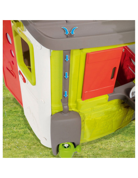 Jgheab Smoby cu rezervor de colectare a apei de ploaie pentru