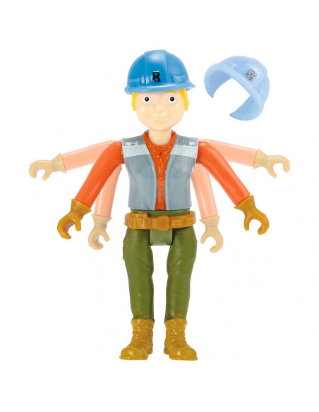 Camion Dickie Toys Bob Constructorul Action Team Lofty cu 1