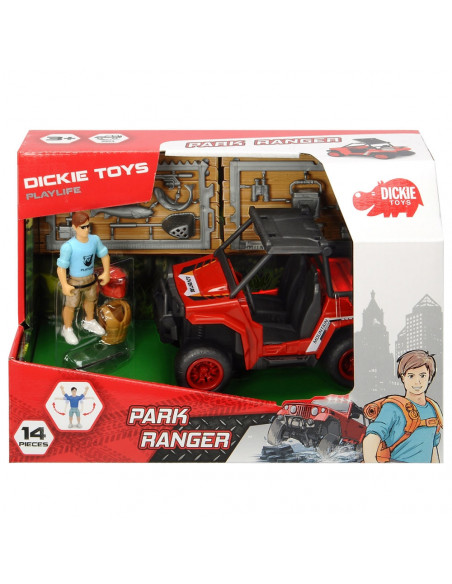 Masina Dickie Toys Playlife Park Ranger cu figurina si
