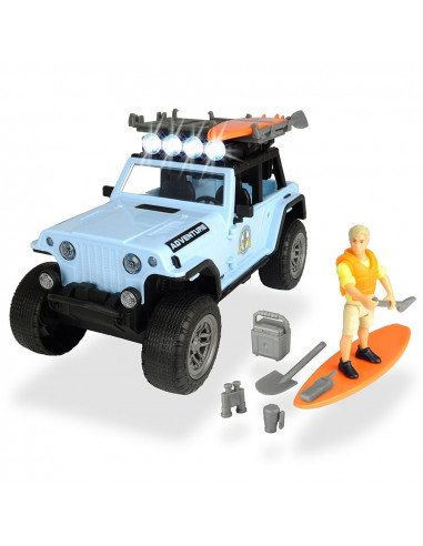 Masina Dickie Toys Playlife Surfer Set cu figurina si