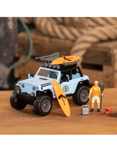 Masina Dickie Toys Playlife Surfer Set cu figurina si