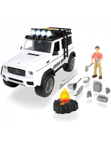 Masina Dickie Toys Playlife Adventure Set cu figurina si