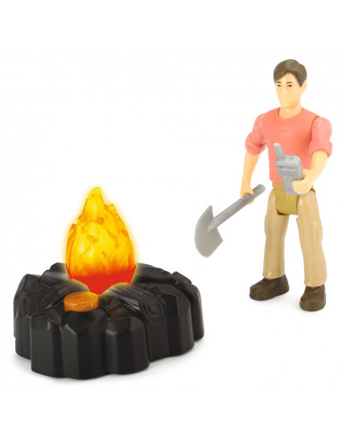 Masina Dickie Toys Playlife Adventure Set cu figurina si