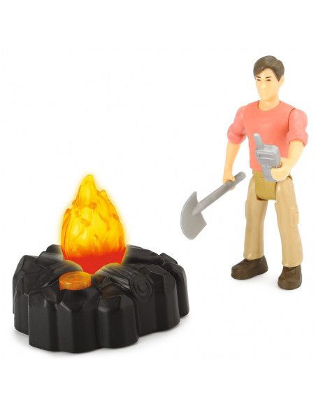 Masina Dickie Toys Playlife Adventure Set cu figurina si