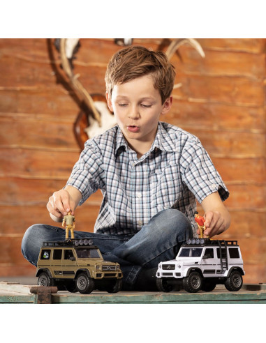 Masina Dickie Toys Playlife Adventure Set cu figurina si