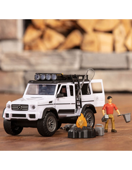 Masina Dickie Toys Playlife Adventure Set cu figurina si