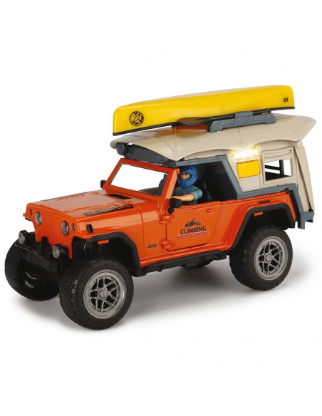 Masina Dickie Toys Playlife Camping Set cu figurina si