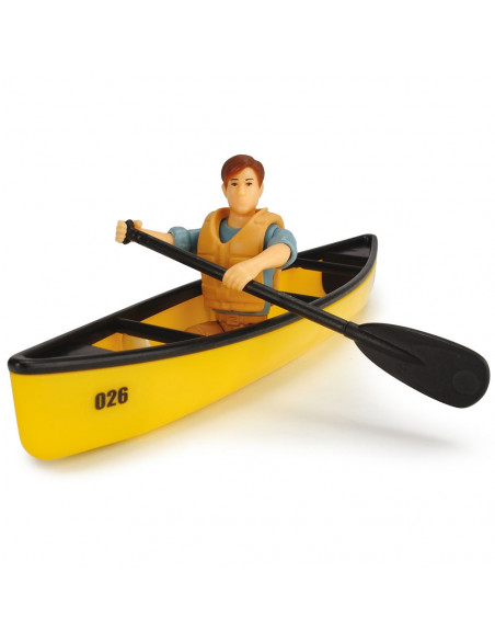Masina Dickie Toys Playlife Camping Set cu figurina si