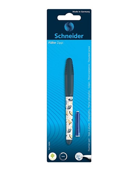 Stilou Schneider Zippi + 1 x rezerva/blister, Verde inchis