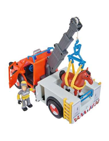 Masina de pompieri Simba Fireman Sam Phoenix cu figurina, cal