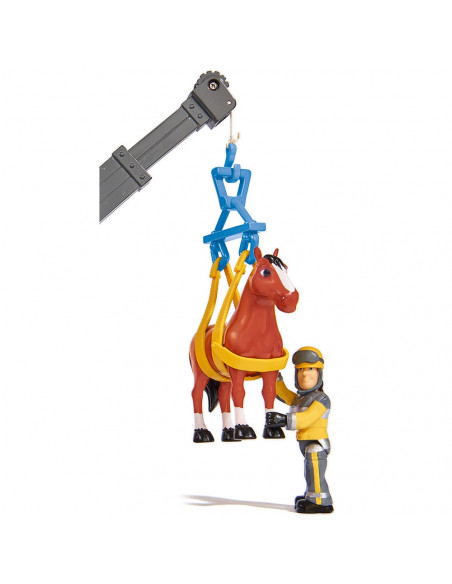 Masina de pompieri Simba Fireman Sam Phoenix cu figurina, cal