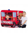 Cort de joaca John Fireman Sam Fire Truck Sam cu girofar