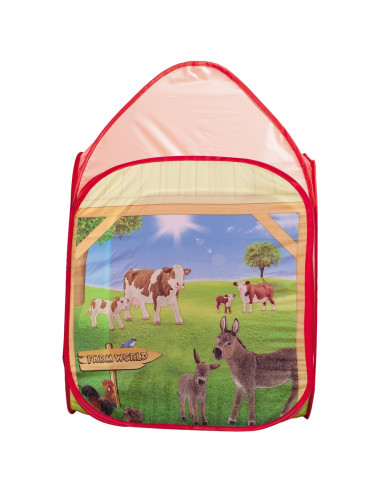 Cort de joaca John Farm cu figurina Schleich 72x72x105