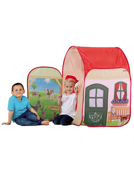Cort de joaca John Farm cu figurina Schleich 72x72x105