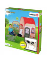 Cort de joaca John Farm cu figurina Schleich 72x72x105