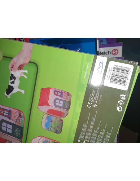 Cort de joaca John Farm cu figurina Schleich 72x72x105