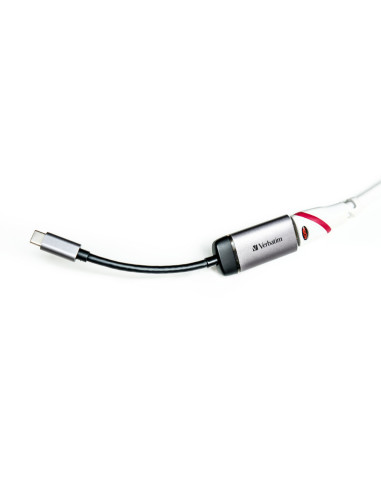 49143,CABLU VIDEO VERBATIM, 4K USB TYPE C LA HDMI, USB 3.1 GEN 1, CABLU HDMI 10CM "49143" (TIMBRU VERDE 0.18 LEI)