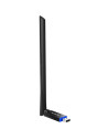 U10,ADAPTOR RETEA Tenda AC650, extern wireless 2.4 GHz, USB 2.0 port, 650 Mbps, antena externa x 1, "U10"