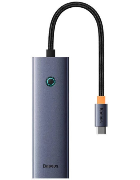 RY-B0005280A813-03,HUB USB Baseus UltraJoy 4 in 1, input USB Type-C, output 4 x USB 3.0, gri "B0005280A813-03" - 6932172630829