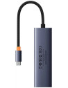 RY-B0005280A813-03,HUB USB Baseus UltraJoy 4 in 1, input USB Type-C, output 4 x USB 3.0, gri "B0005280A813-03" - 6932172630829