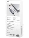 RY-B0005280A813-03,HUB USB Baseus UltraJoy 4 in 1, input USB Type-C, output 4 x USB 3.0, gri "B0005280A813-03" - 6932172630829