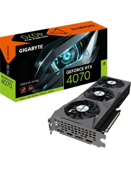 GV-N4070EAGLE OCV2-12GD,PLACI VIDEO Gigabyte GB GeForce RTX 4070 EAGLE OC V2 12G "GV-N4070EAGLE OCV2-12GD"