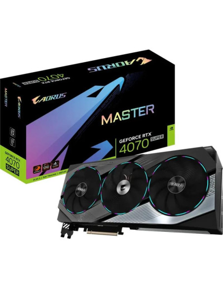 GV-N407SAORUS M-12GD,PLACI VIDEO Gigabyte GB GeForce RTX 4070 AORUS M SUPER 12GB "GV-N407SAORUS M-12GD"